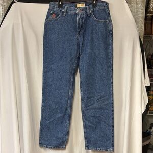 Stylish Blue Straight-Leg Jeans